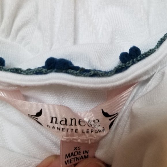 Nanette Lepore Embroidered Trim Blouse - Picture 4 of 6